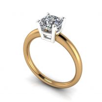 Soulmate solitaire diamond engagement ring