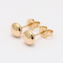 Bold sphere 5mm stud earrings