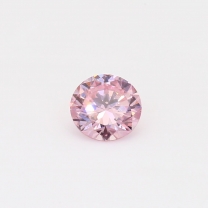 0.66 Carat round cut GIA certified 6P Argyle certified pink diamond