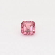 0.51 Carat emerald cut GIA certified 2P Argyle certified pink diamond 2017 Mini Tender stone