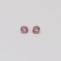 0.095 Total carat pair of Argyle pink diamonds