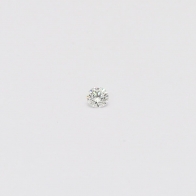 0.02 Carat round cut white diamond