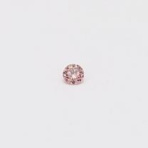 0.06 Carat round cut 5PR Argyle pink diamond