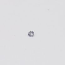 0.015 Carat round cut BL2 Argyle blue diamond