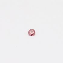 0.02 Carat round cut 2P Argyle pink diamond