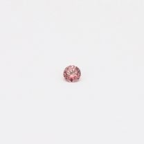 0.03 Carat round cut 2P Argyle pink diamond