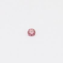0.04 Carat round cut 2P Argyle pink diamond
