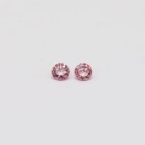 0.08 Total carat pair of 2P Argyle pink diamonds