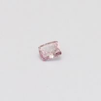 0.17 Carat cushion cut GIA certified pink diamond