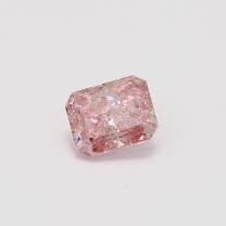 1.21 Carat radiant cut certified 6PR Argyle pink diamond