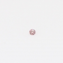 0.015 Carat round cut 6-7PR Argyle pink diamond