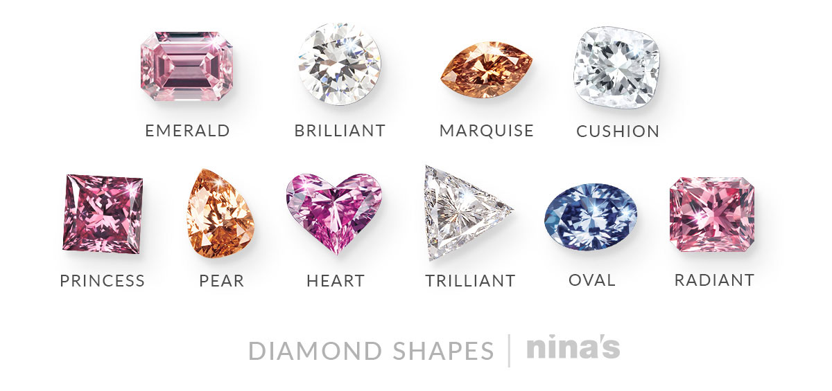 Diamond shapes | Nina's diamond guide